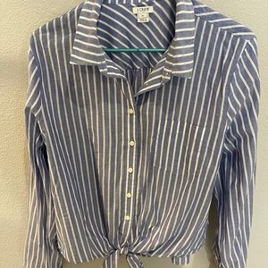 JCrew tie button up